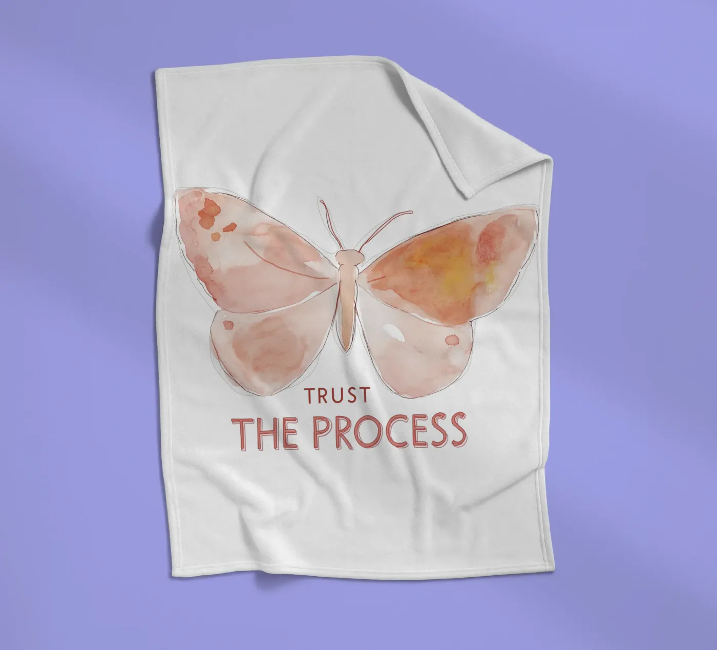 Trust The Process fleecedeken van treechild