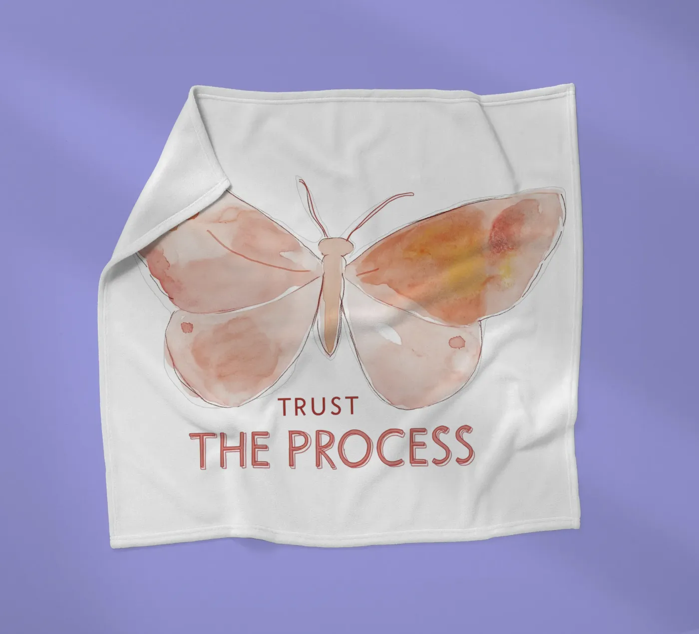 Trust The Process fleecedeken van treechild