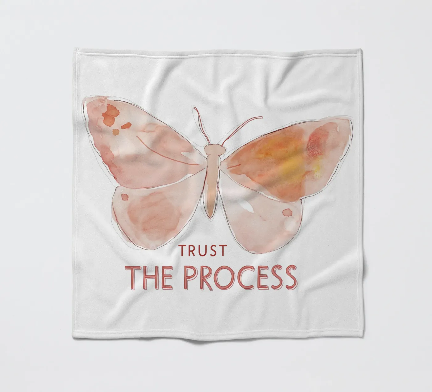 Trust The Process fleecedeken van treechild