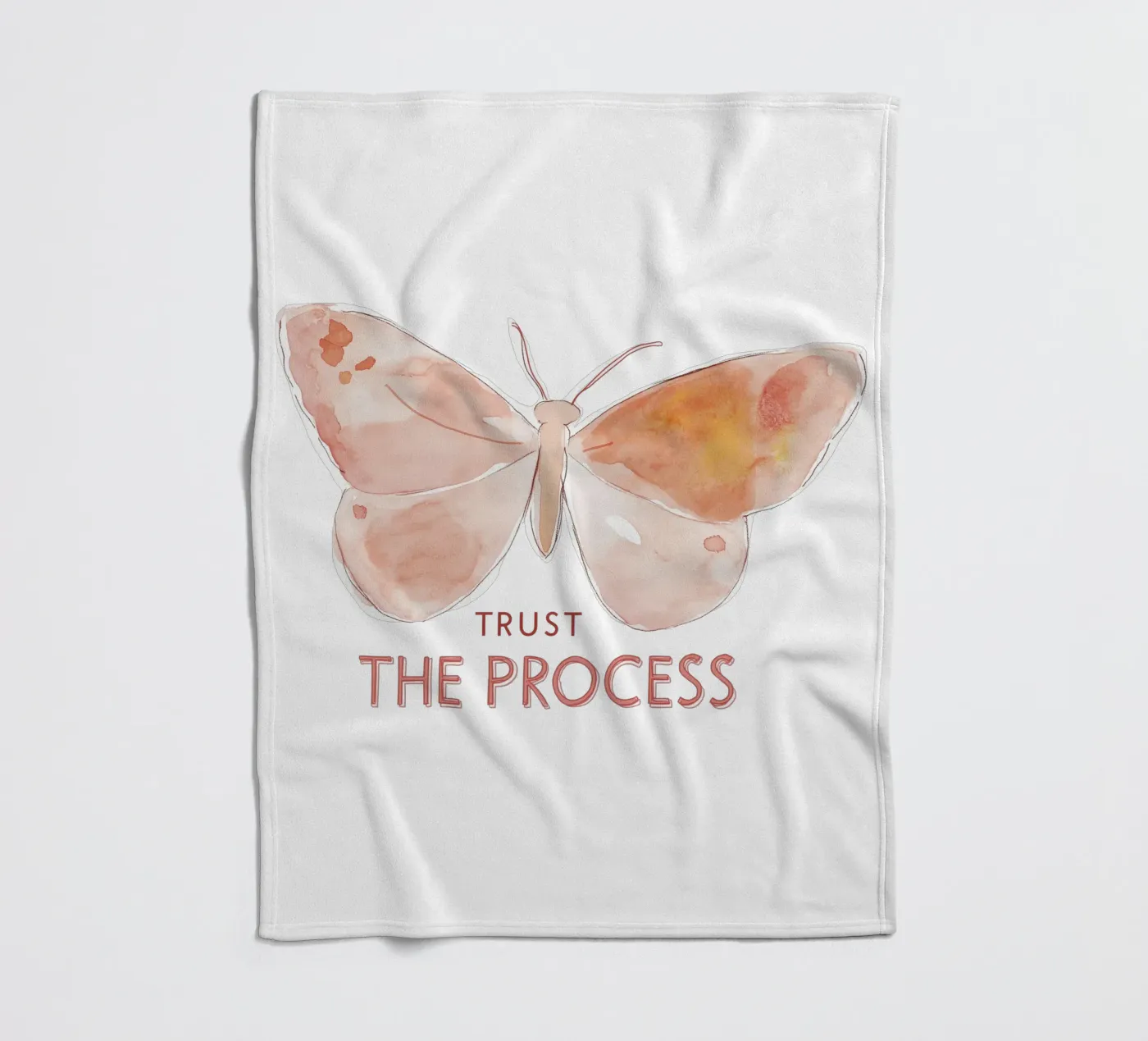 Trust The Process fleecedeken van treechild