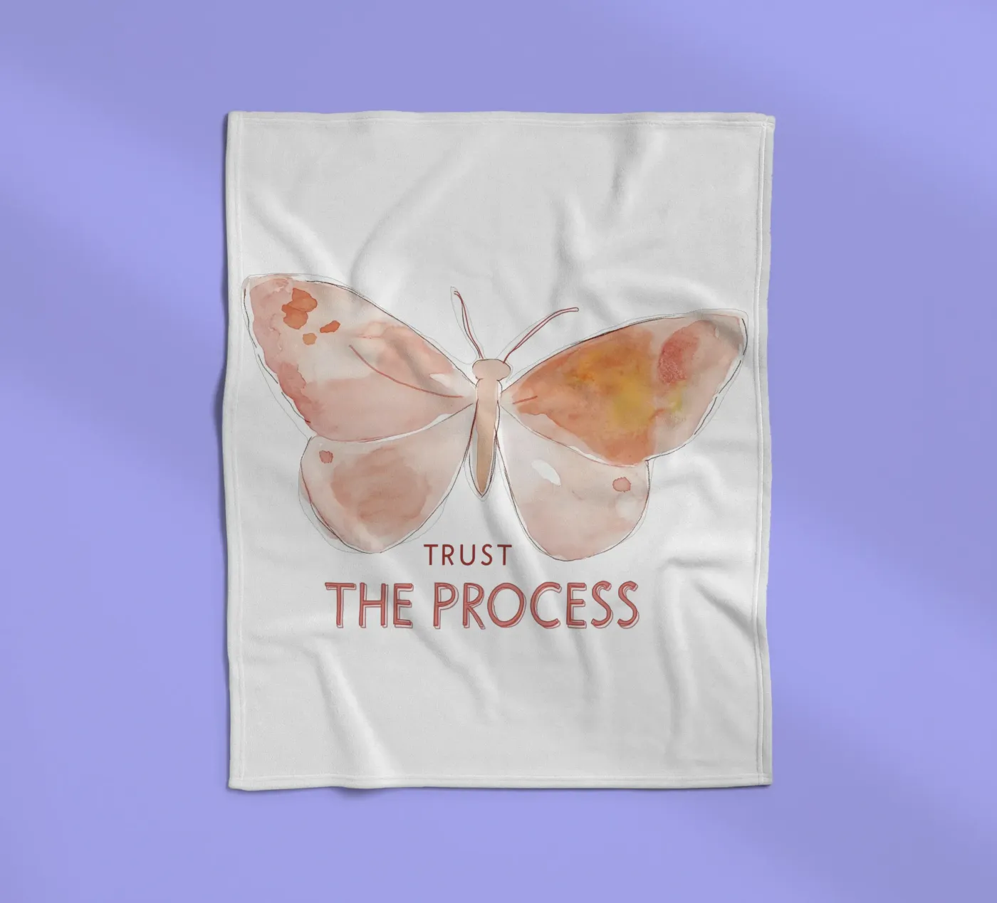 Trust The Process fleecedeken van treechild