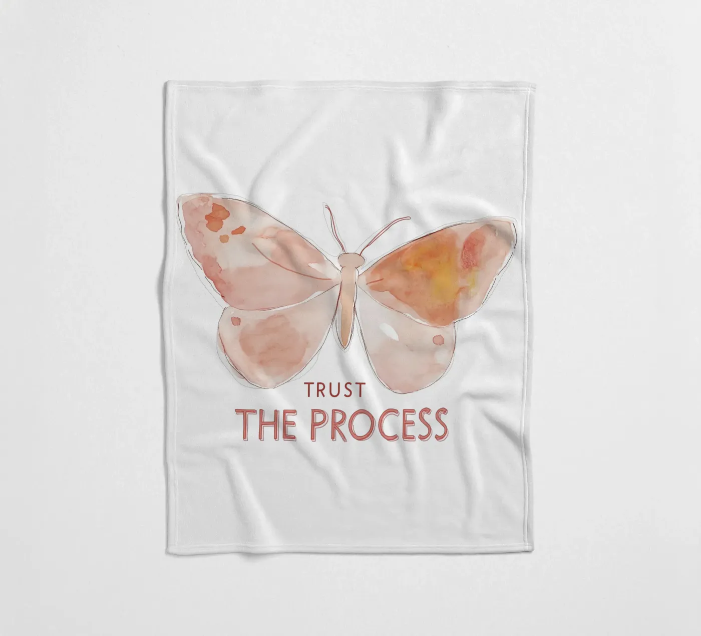 Trust The Process fleecedeken van treechild