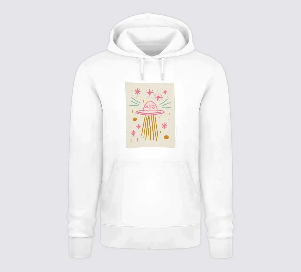 Pastel UFO felpa con cappuccio da treechild