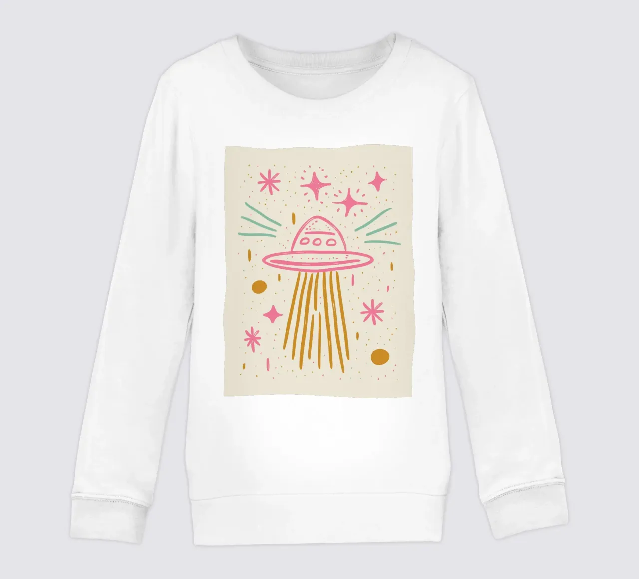 Pastel UFO felpa bambino da treechild