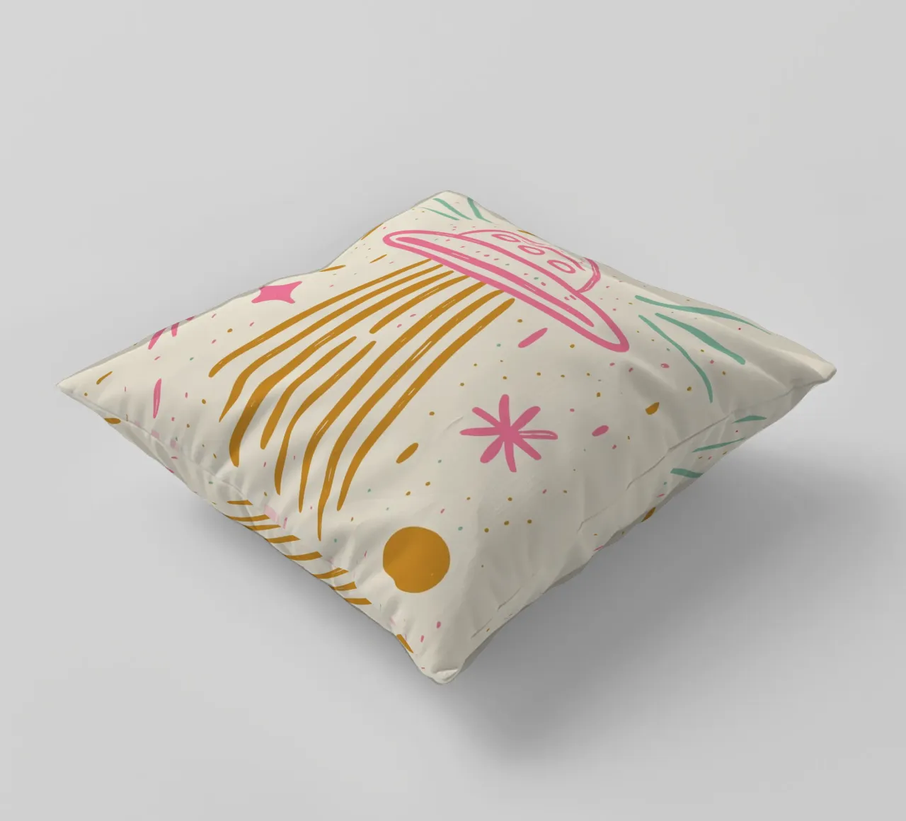 Pastel UFO cuscino da treechild