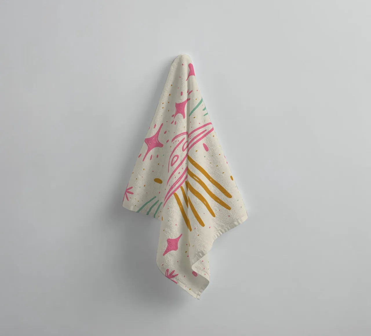 Pastel UFO asciugamano da bagno da treechild