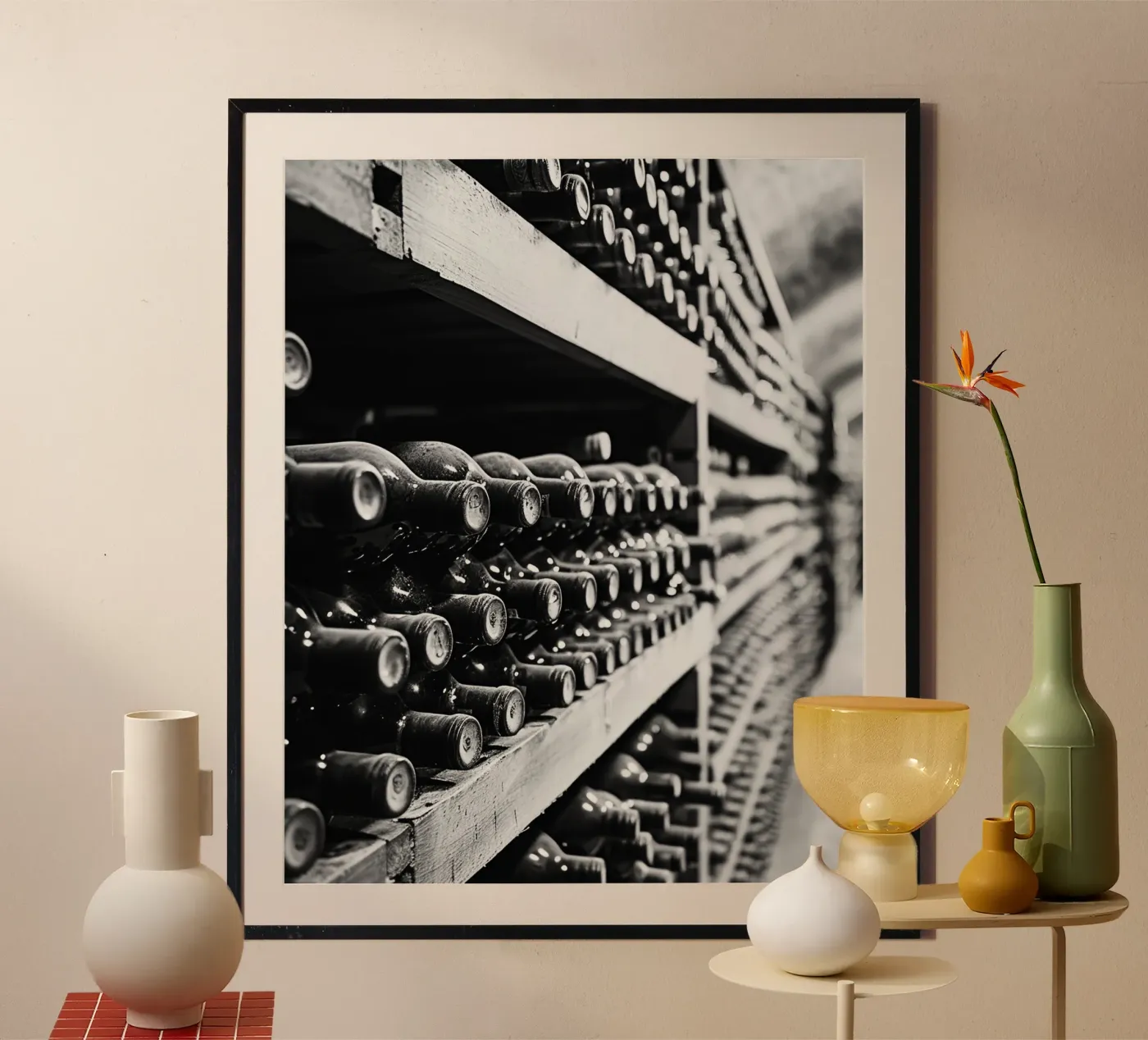 WINE CELAR poster van THE WINE CLUB