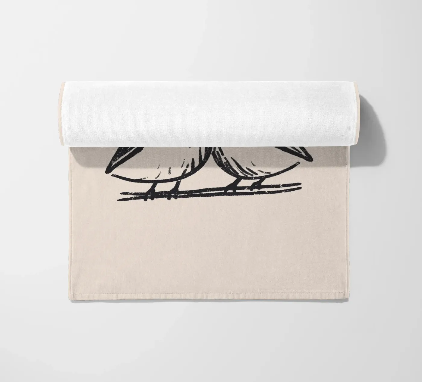 Tiny Birds strandhanddoek van treechild