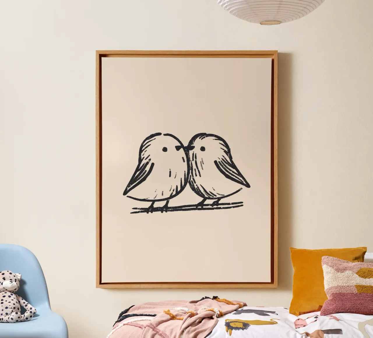 Tiny Birds canvas by treechild