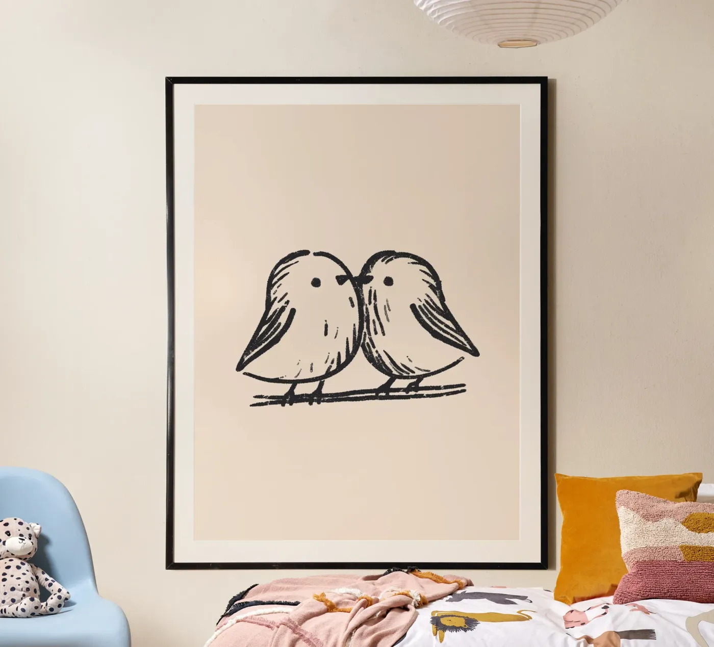 Tiny Birds Poster von treechild