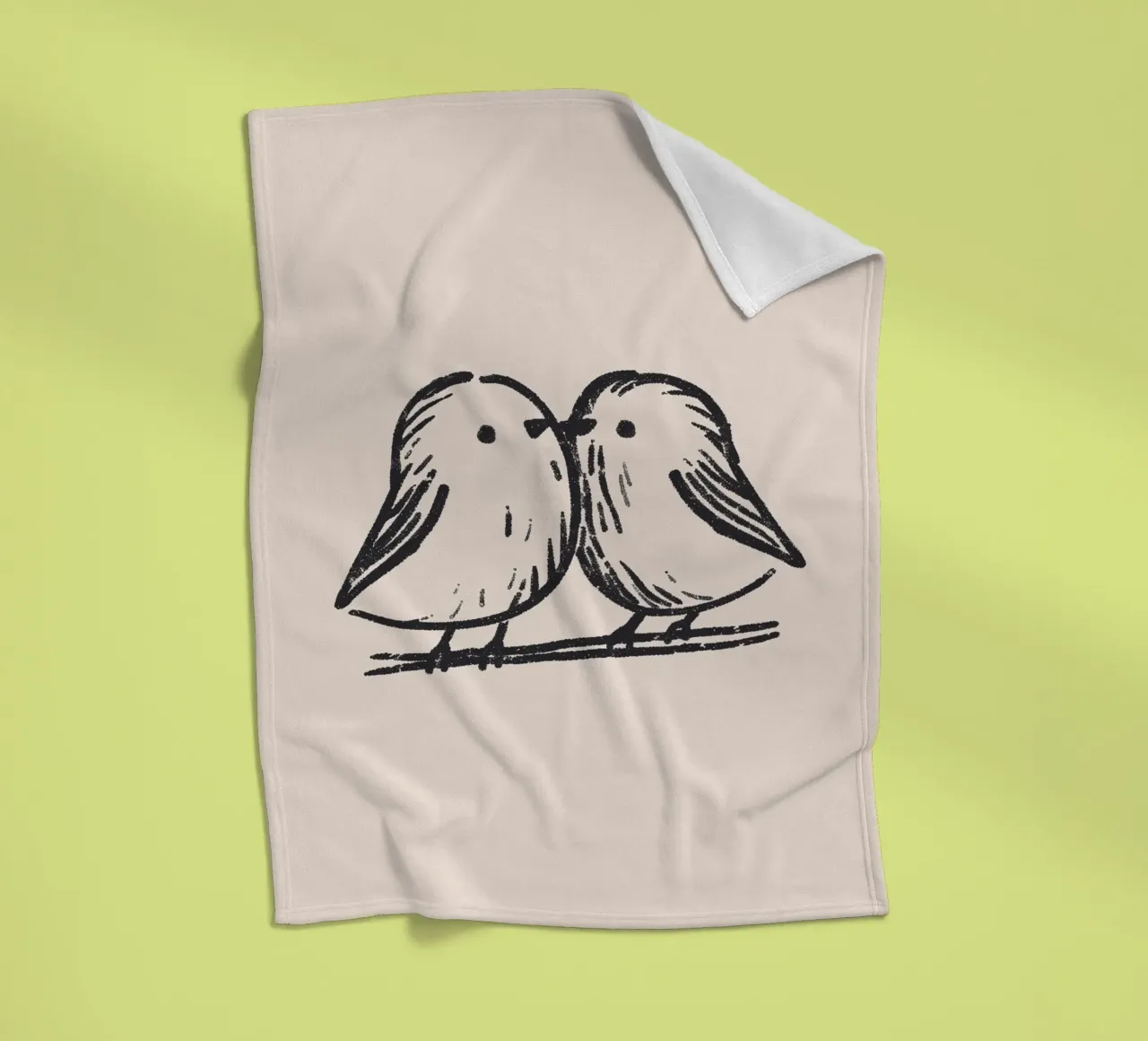 Tiny Birds coperta in pile da treechild
