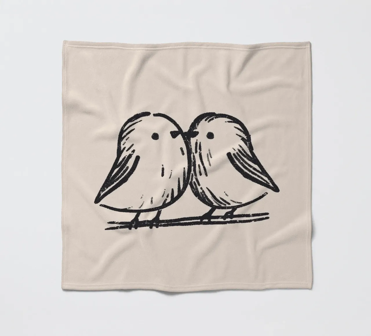 Tiny Birds coperta in pile da treechild
