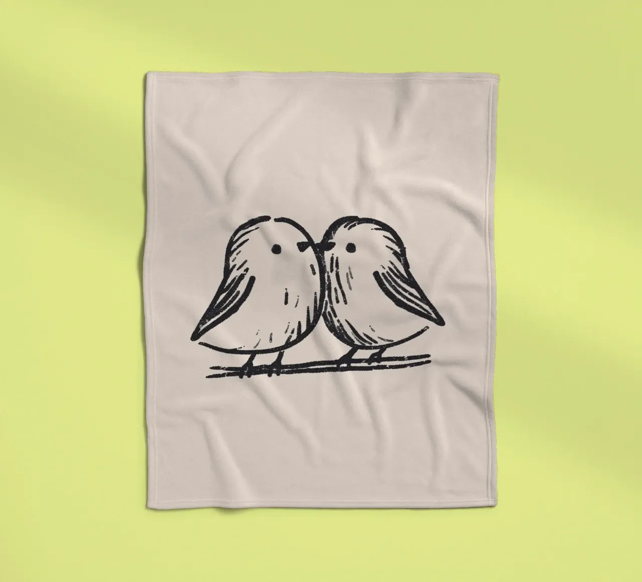 Tiny Birds coperta in pile da treechild