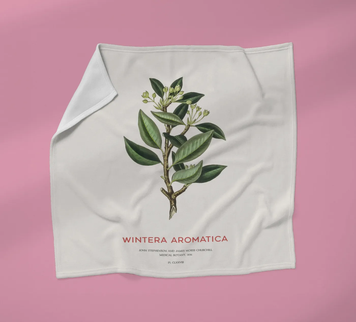 Canelo or Wintera Aromatica Fleecedecke von Vintagrafica