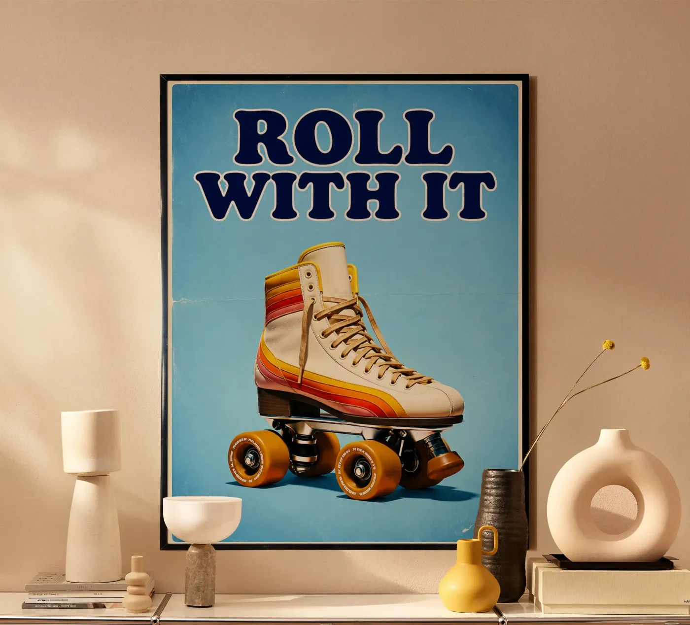 roll with it poster by Avocadoz