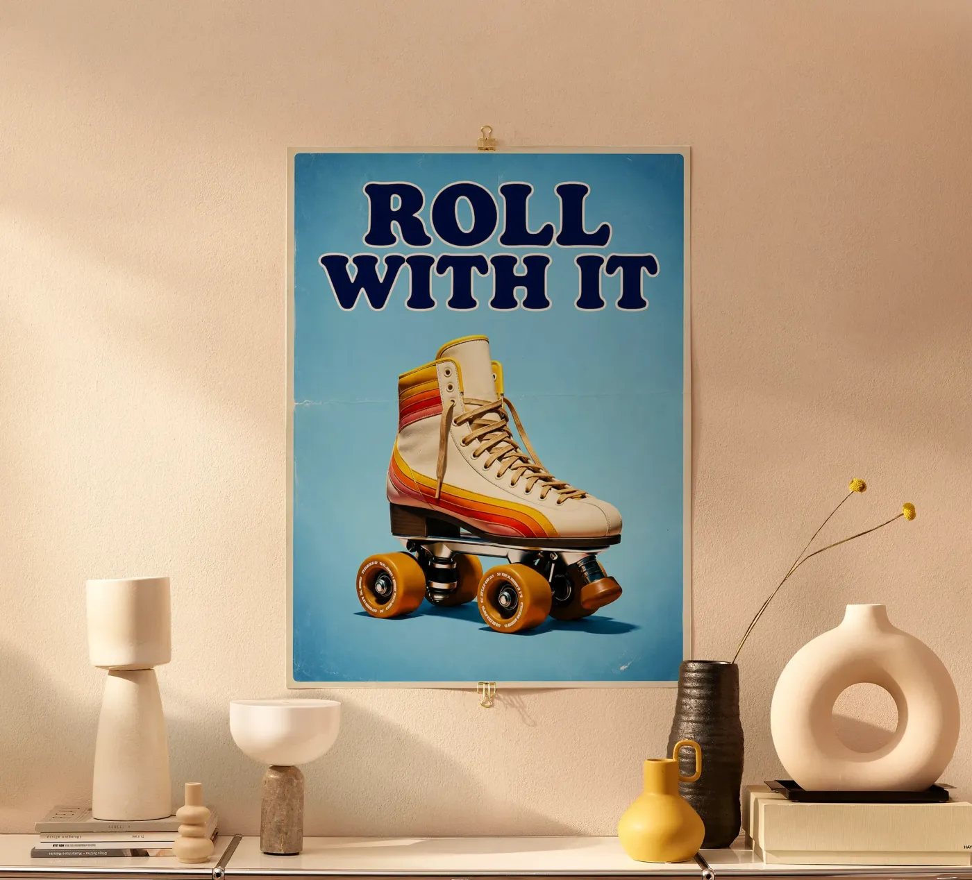 roll with it poster by Avocadoz