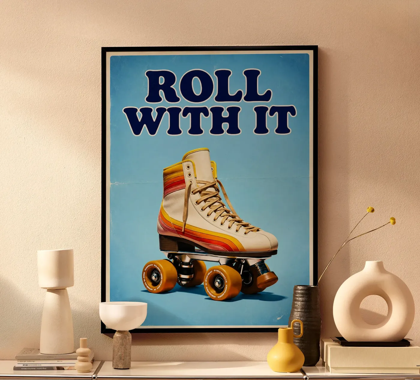 roll with it poster by Avocadoz