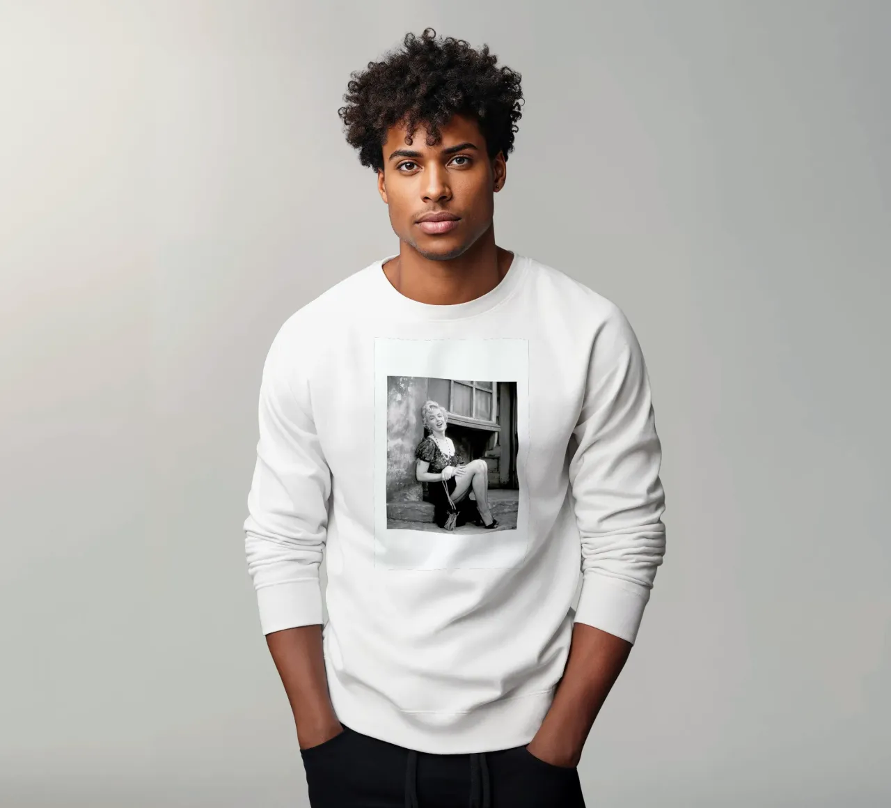 Marilyn Monroe in Bus Stop sweatshirt by Gallery Print and Art Limited