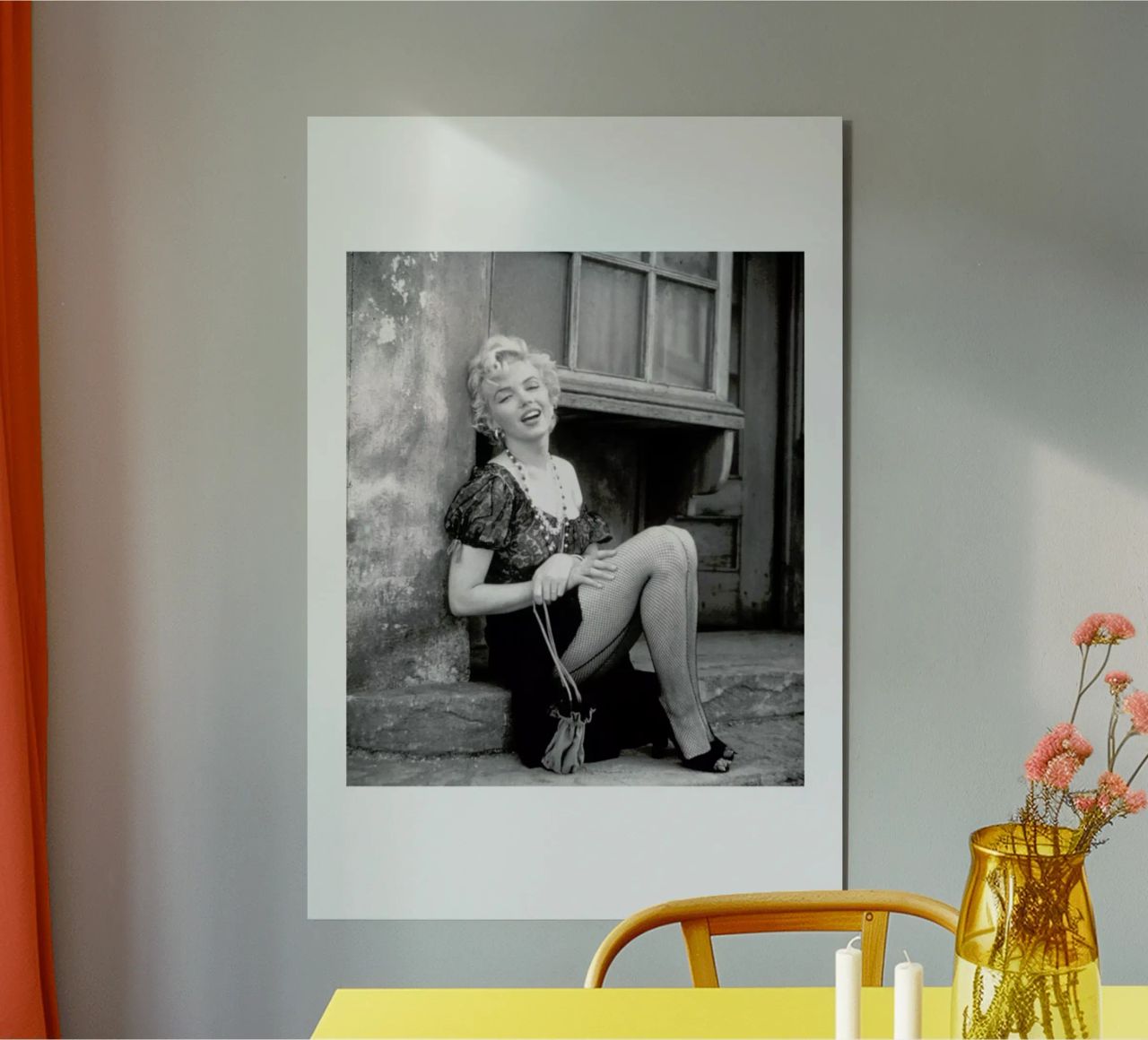 Marilyn Monroe in Bus Stop alluminio dibond da Gallery Print and Art Limited