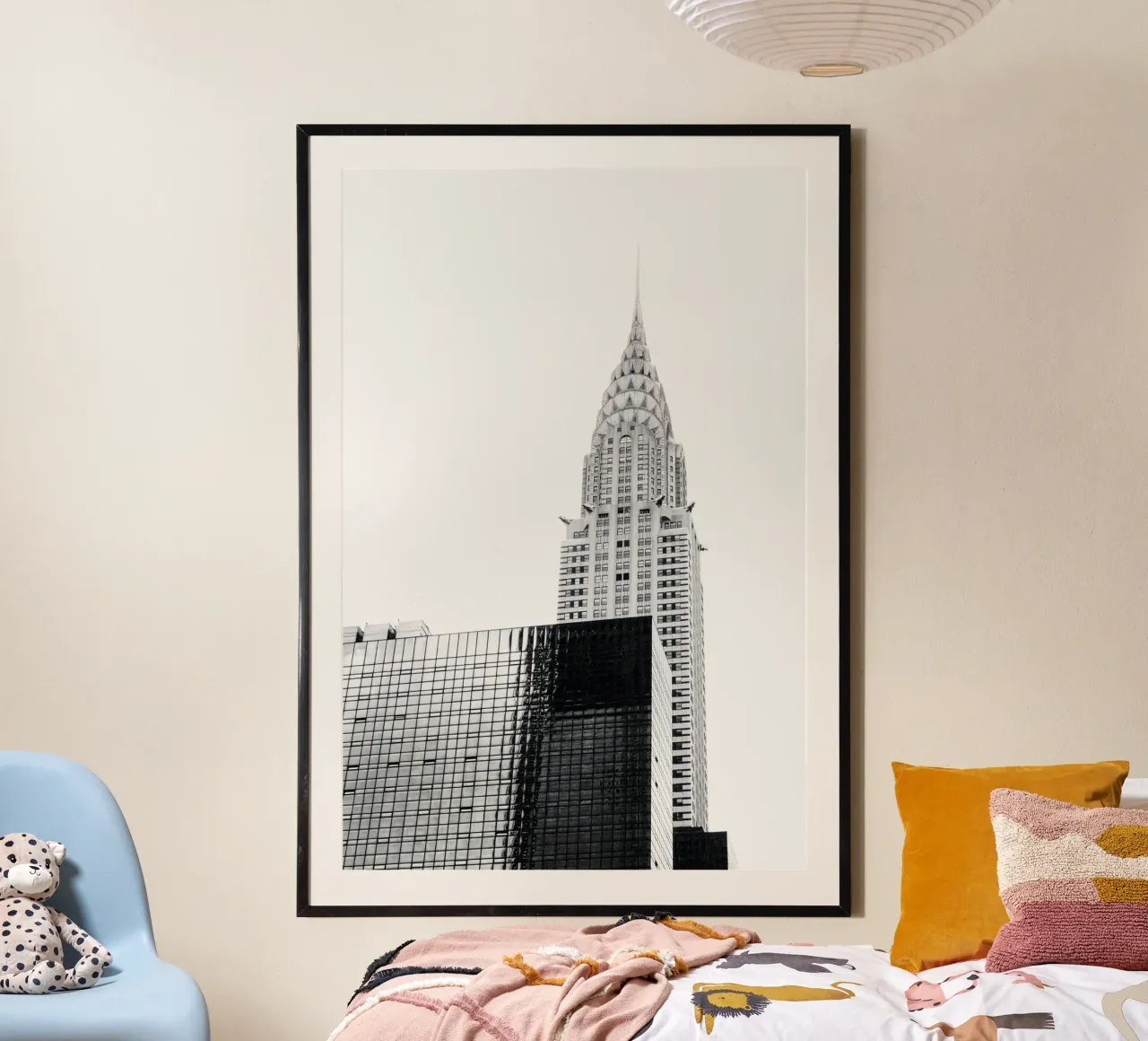 New York - Chrysler Builing in schwarzweiß carta hahnemühle da Nadine Ginzel
