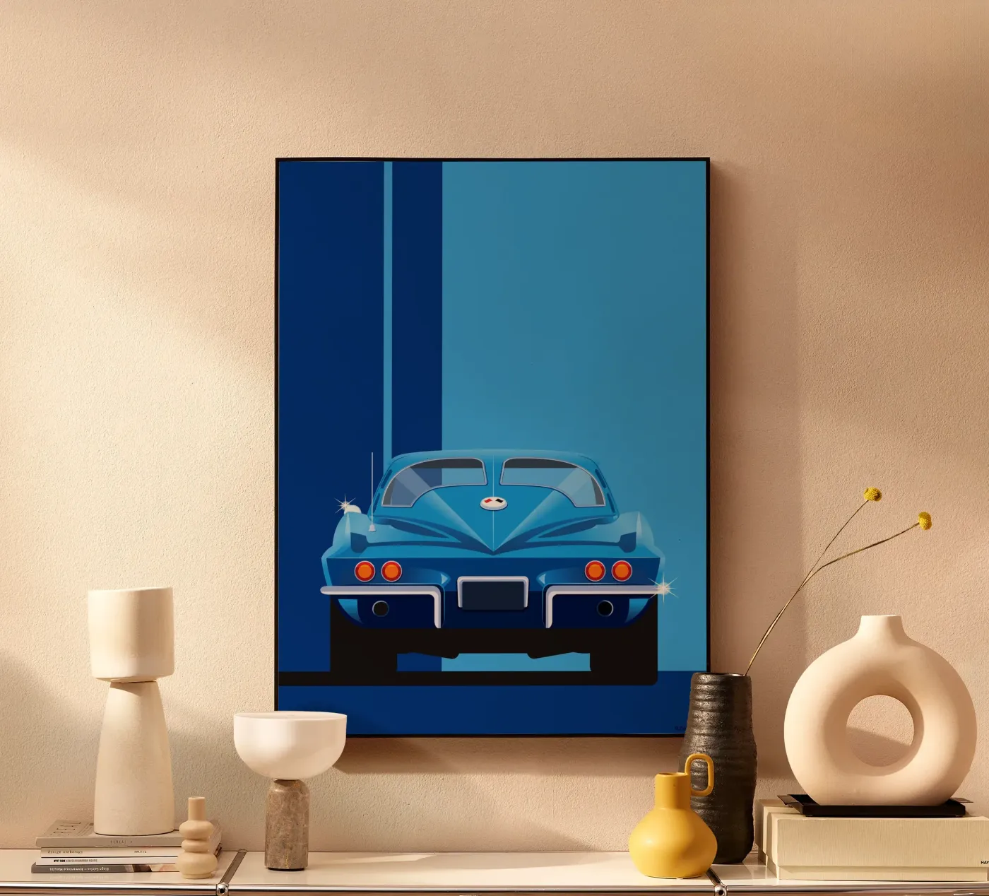 Corvette Stingray plexiglass da Raphaël Delerue