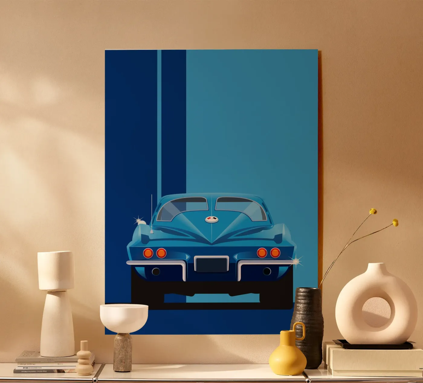 Corvette Stingray plexiglass da Raphaël Delerue