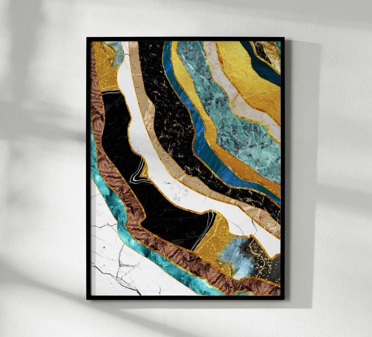 Abstract Geode carta hahnemühle da Artsy Bessy