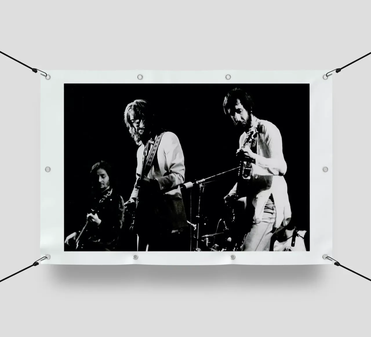 Eric Clapton and Pete Townsend telo in pvc da Gallery Print and Art Limited