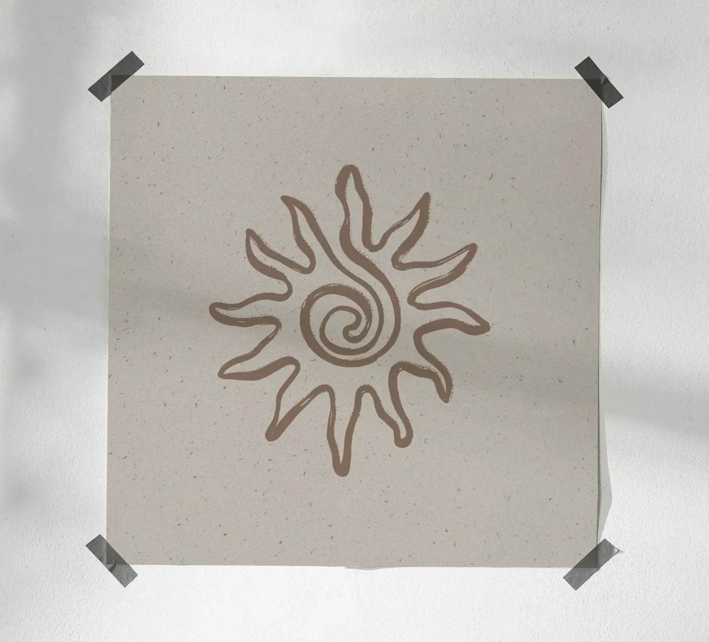 Sun Sketch poster da KRUTH DESIGN
