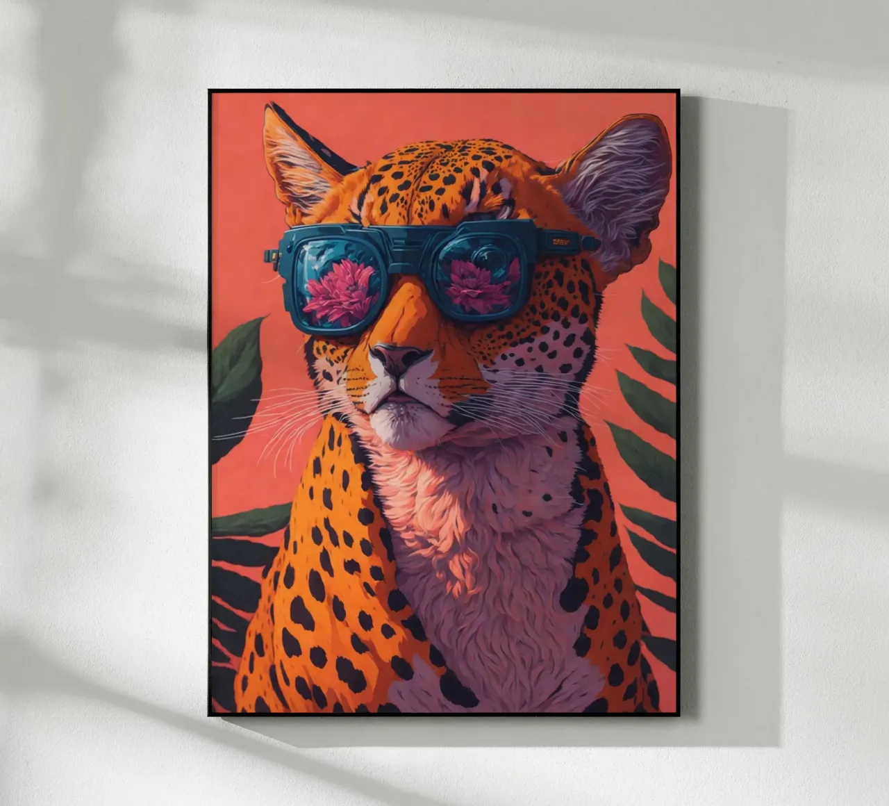 Retro Leopard plexiglass da Artsy Bessy
