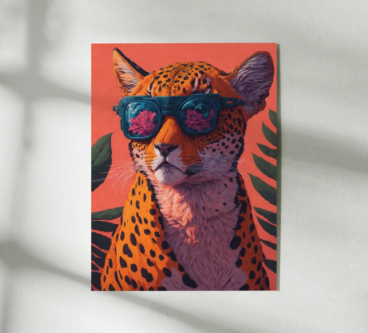 Retro Leopard plexiglass da Artsy Bessy