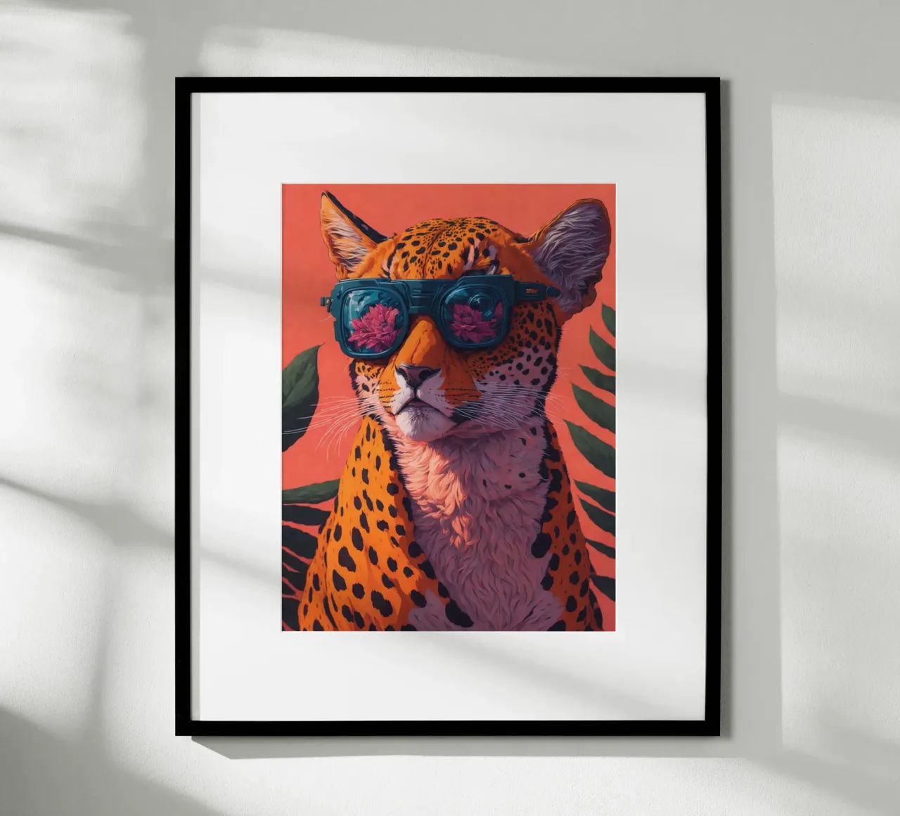 Retro Leopard poster da Artsy Bessy