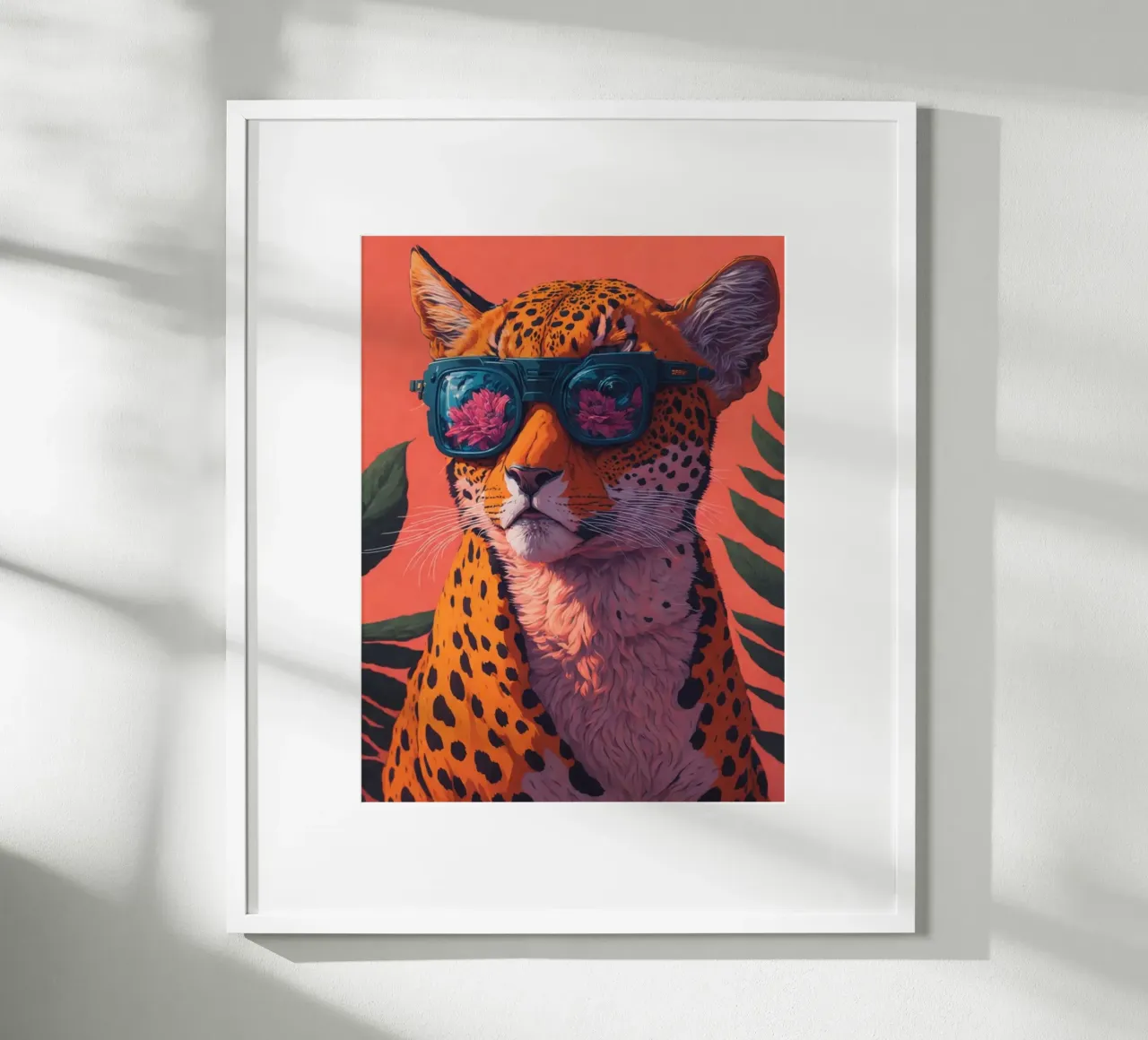 Retro Leopard poster da Artsy Bessy