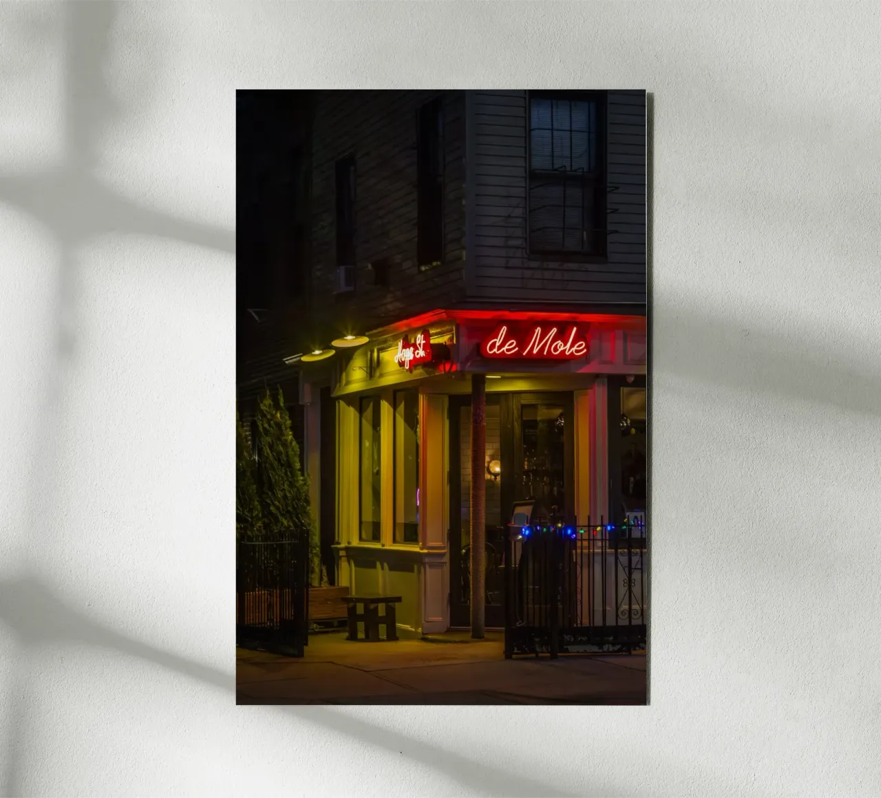 De Mole Bar alu-dibond by Nadine Ginzel