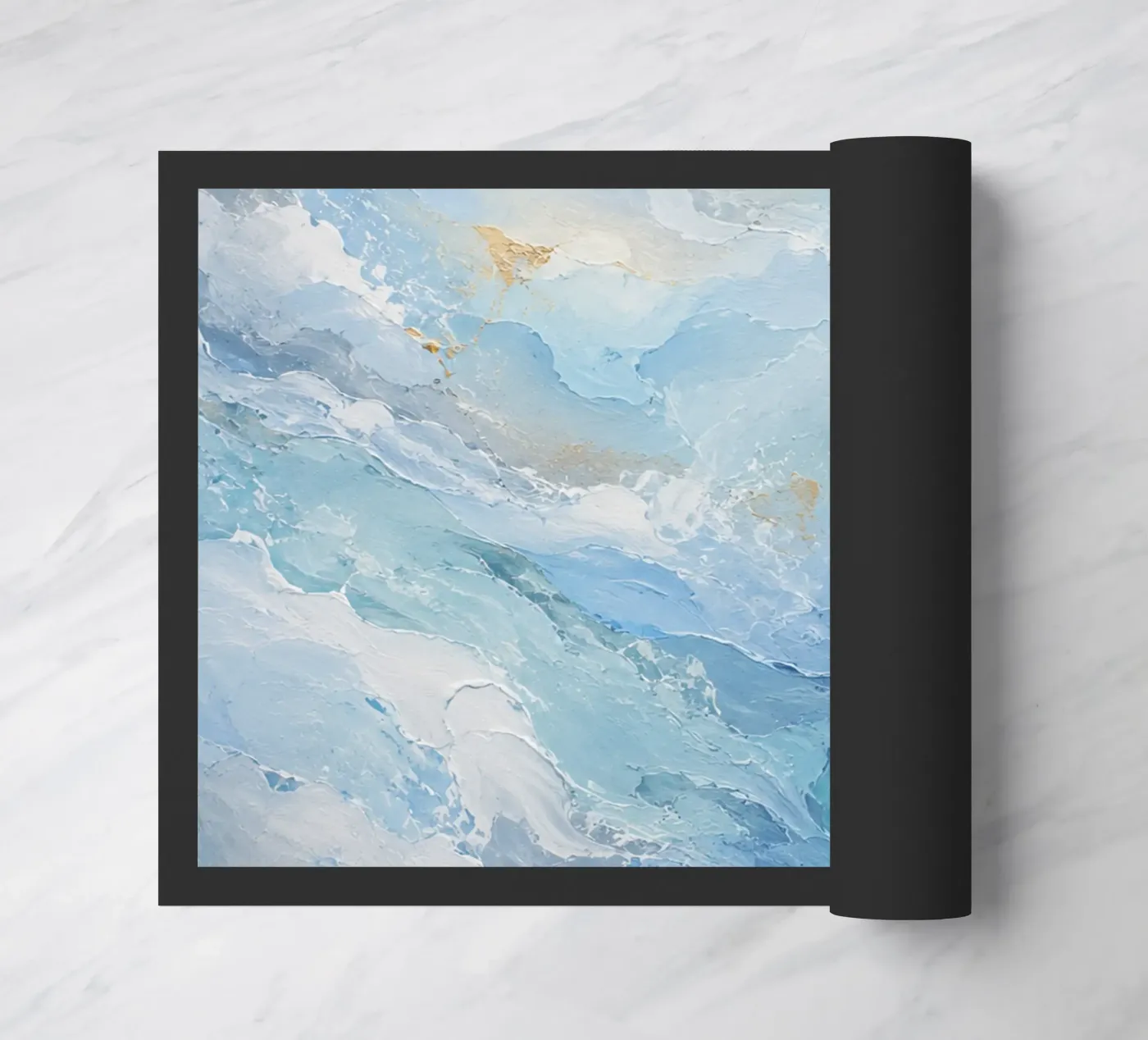 Celestial Tides Fußmatte von Bojasweet