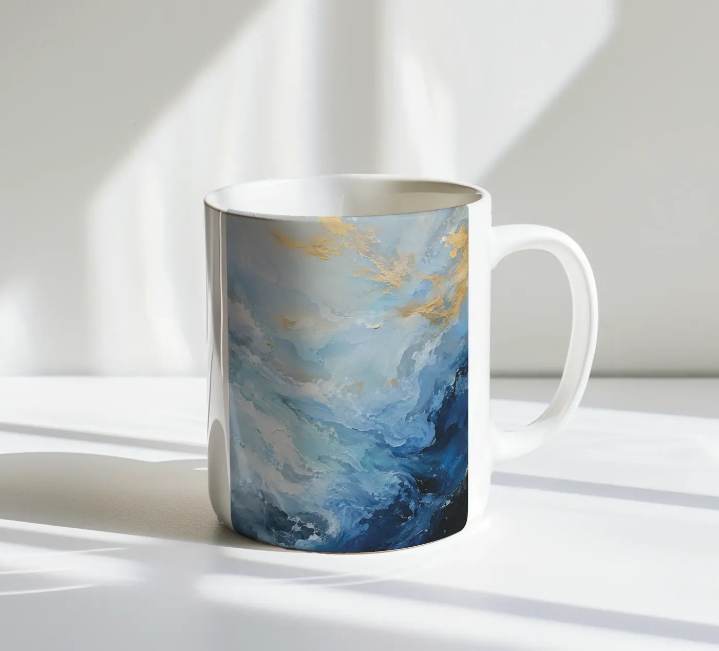 Celestial Tides ceramic mug by Bojasweet