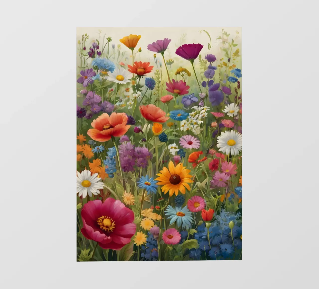 Prato dei fiori selvatici pellicola backlit da Charnwood Prints