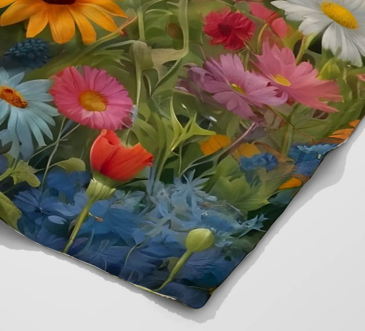 Prato dei fiori selvatici coperta in pile da Charnwood Prints