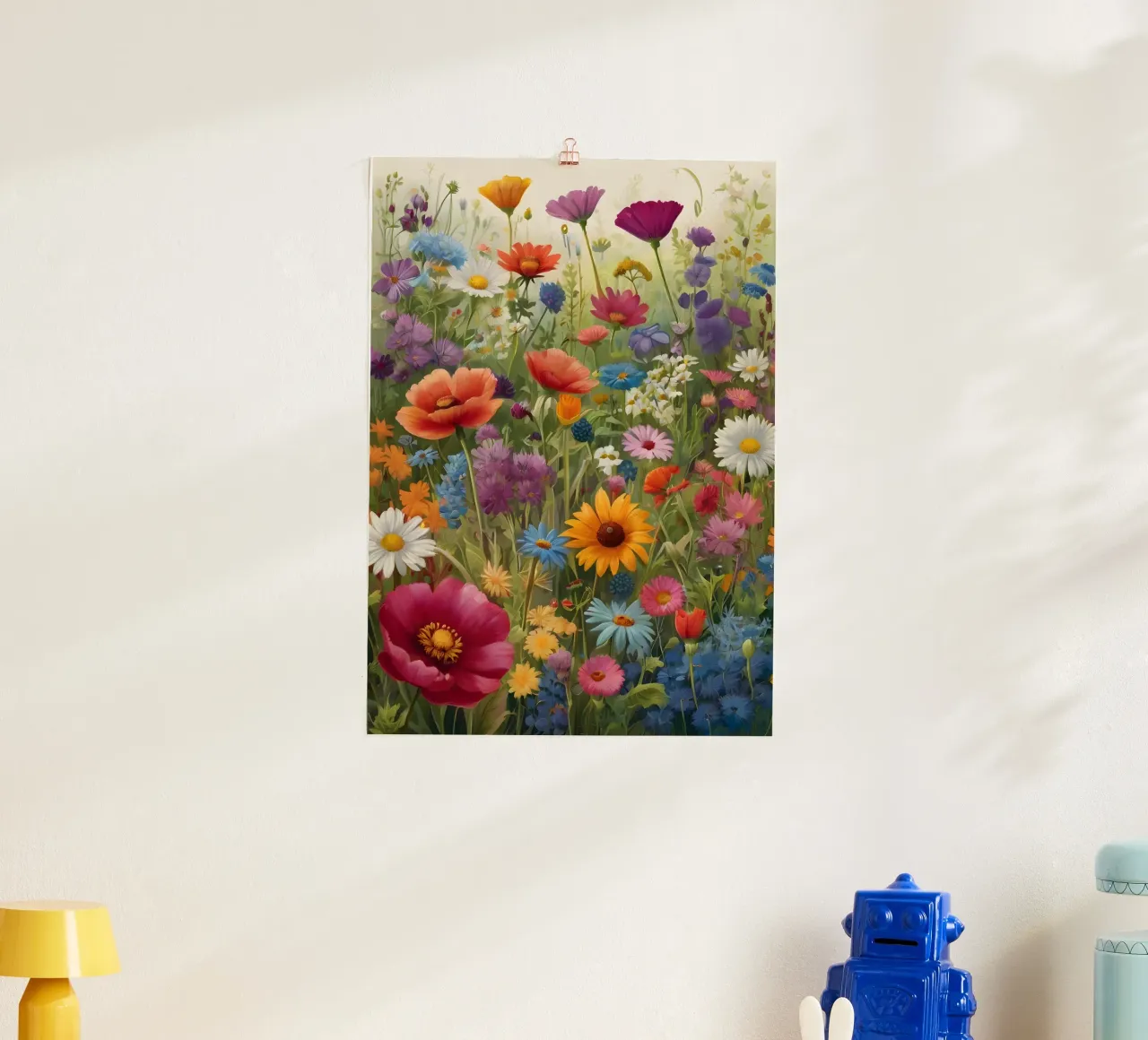 Prato dei fiori selvatici carta hahnemühle da Charnwood Prints