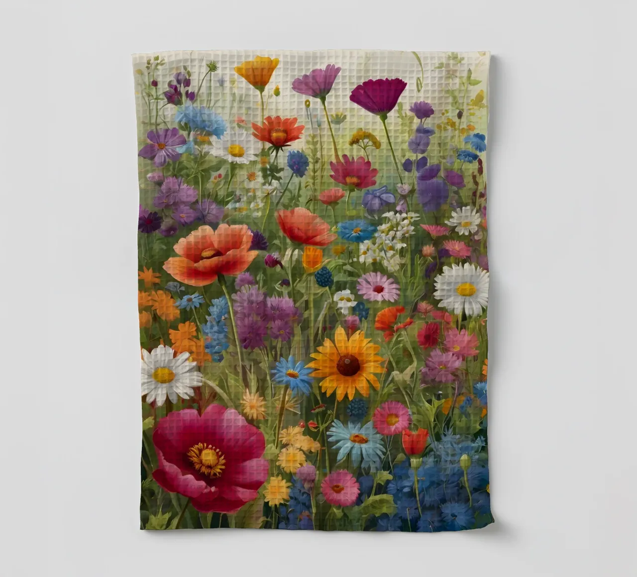 Prato dei fiori selvatici canovaccio da cucina da Charnwood Prints