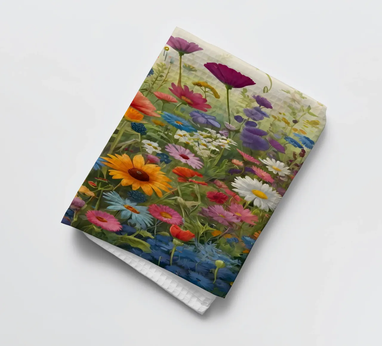 Prato dei fiori selvatici canovaccio da cucina da Charnwood Prints