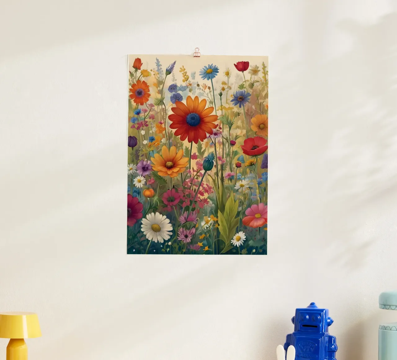 Prato dei fiori selvatici carta hahnemühle da Charnwood Prints