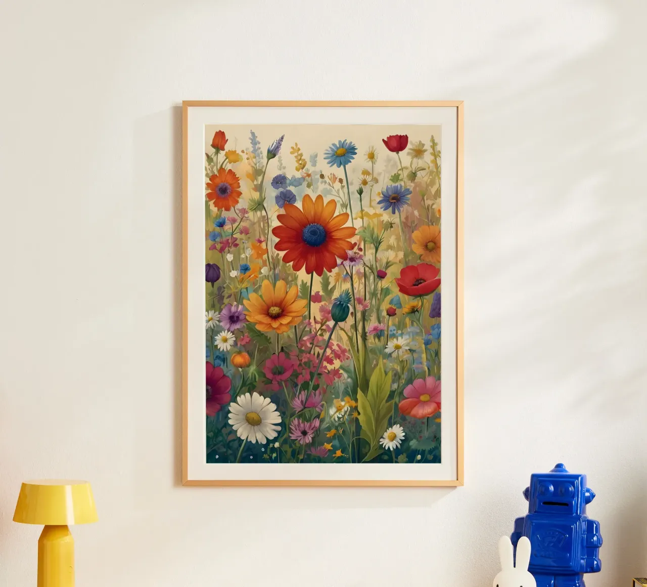 Prato dei fiori selvatici carta hahnemühle da Charnwood Prints