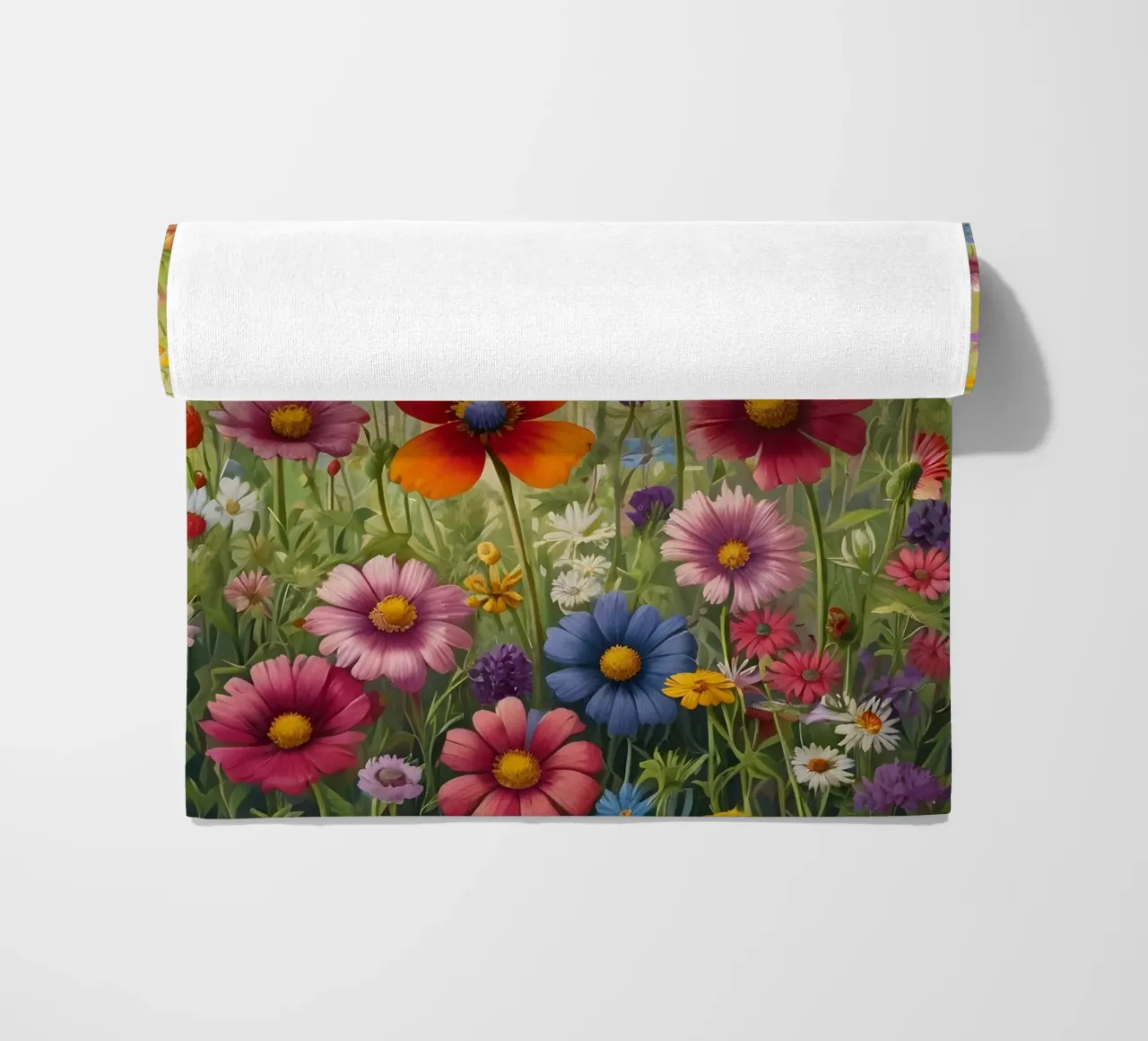 Campo di fiori selvatici telo mare da Charnwood Prints