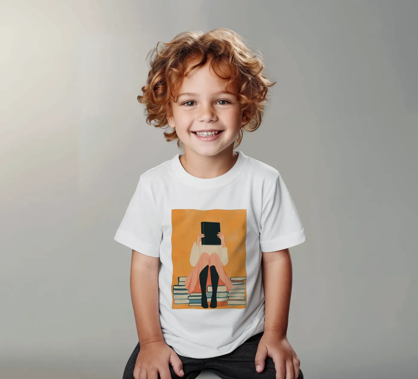 Hidden Book Reader t-shirt bambini da Freya