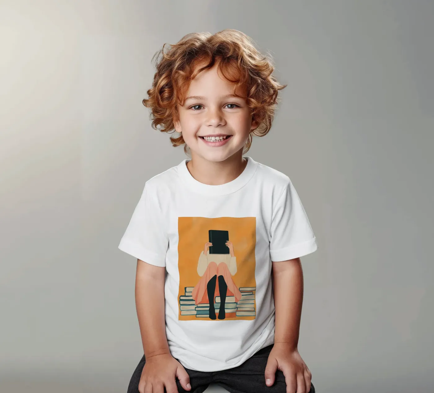 Hidden Book Reader t-shirt bambini da Freya