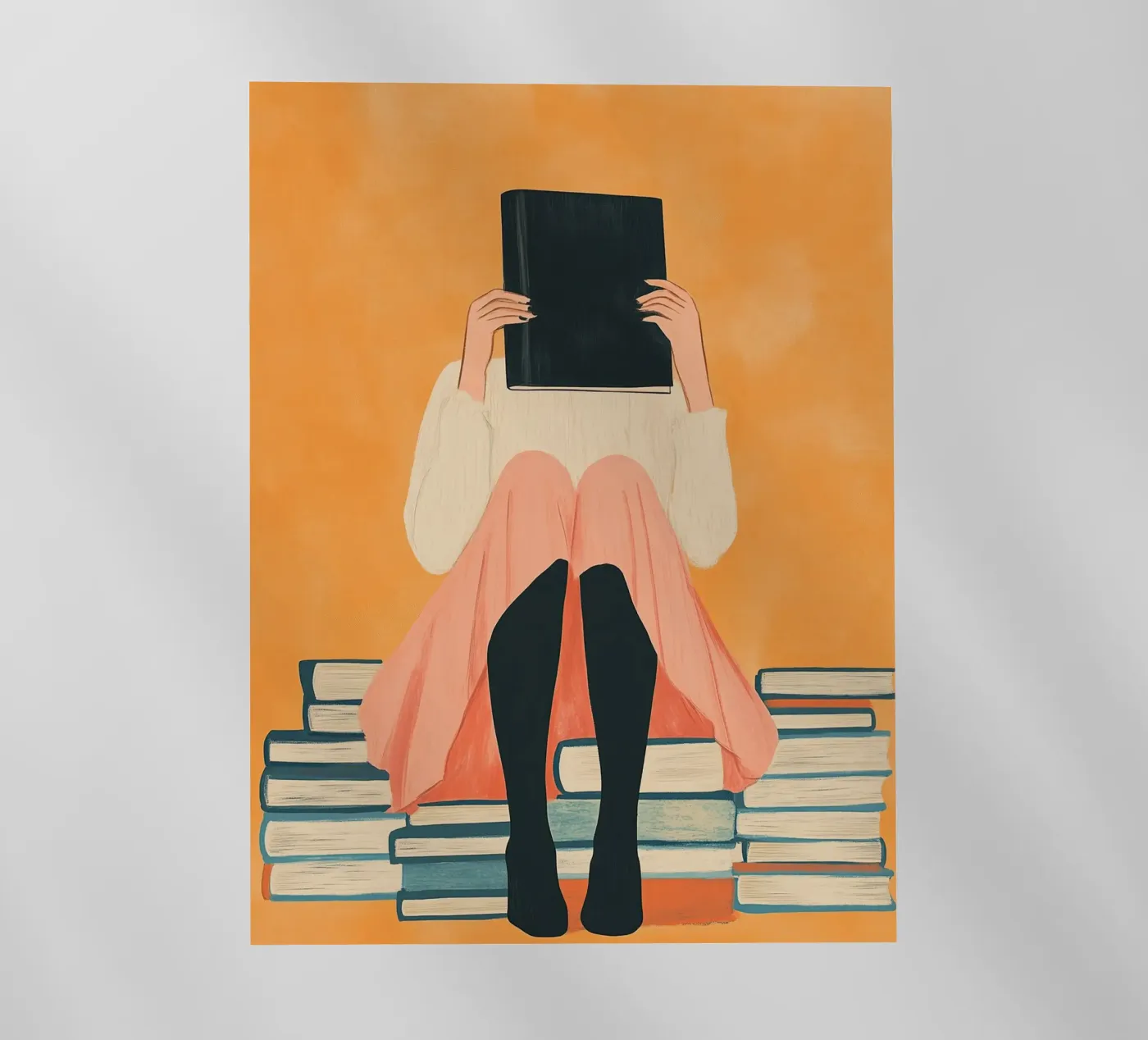 Hidden Book Reader pellicola backlit da Freya