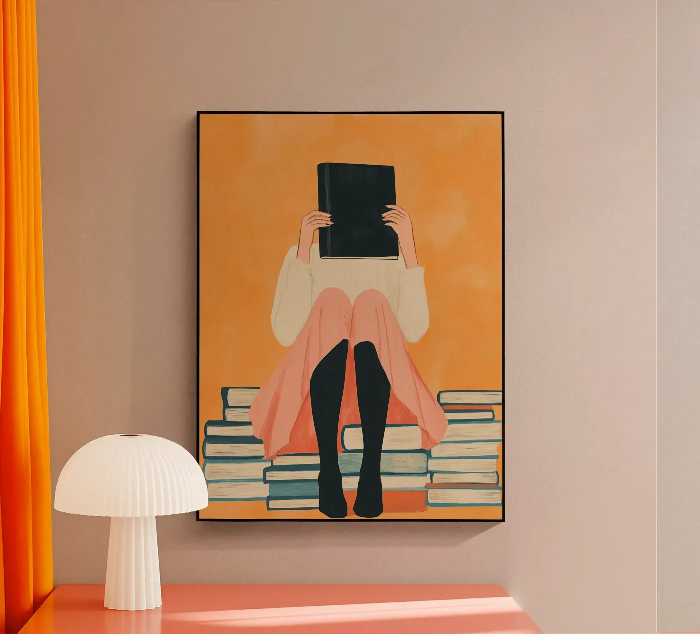 Hidden Book Reader plexiglas de Freya
