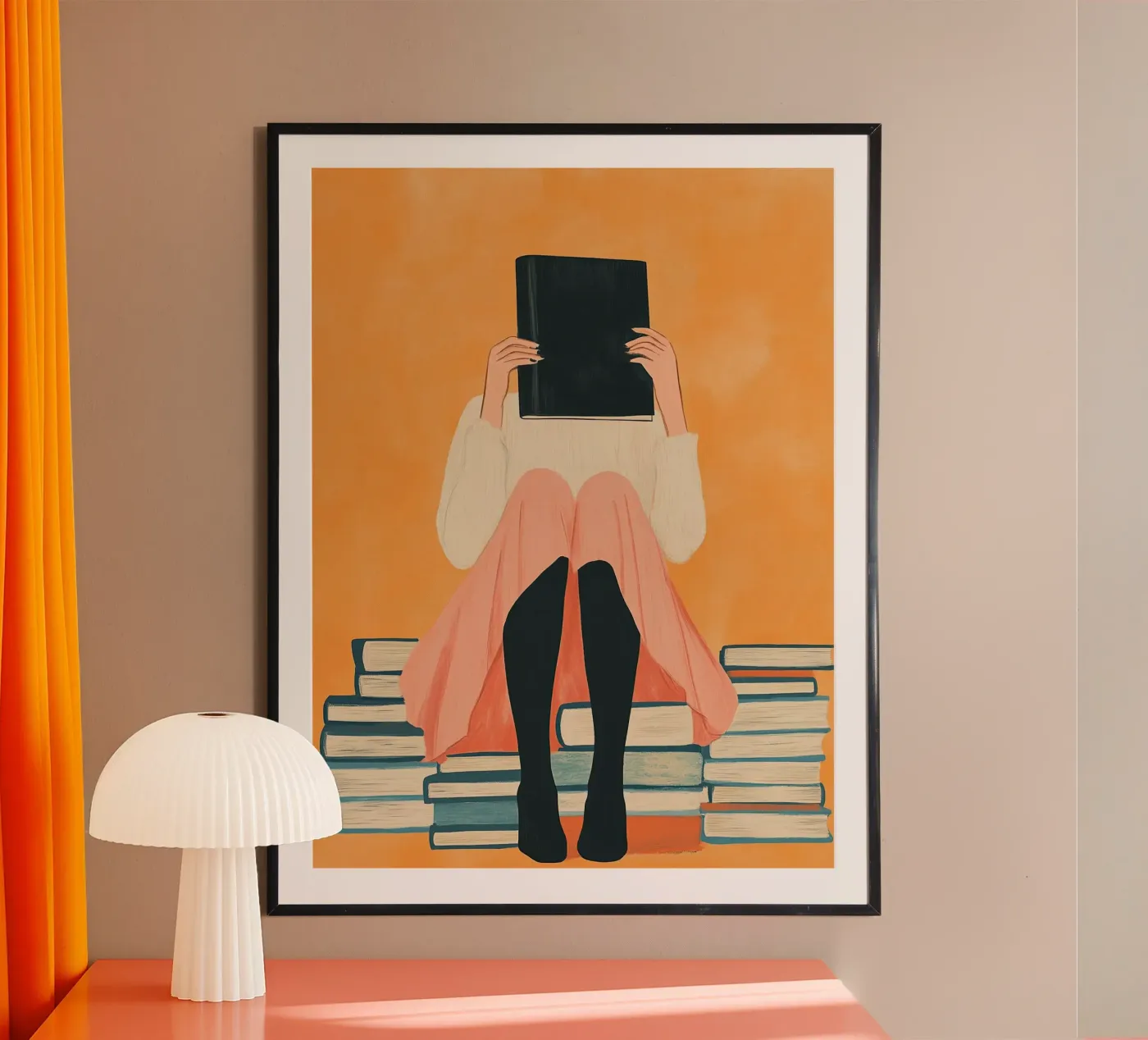 Hidden Book Reader poster da Freya
