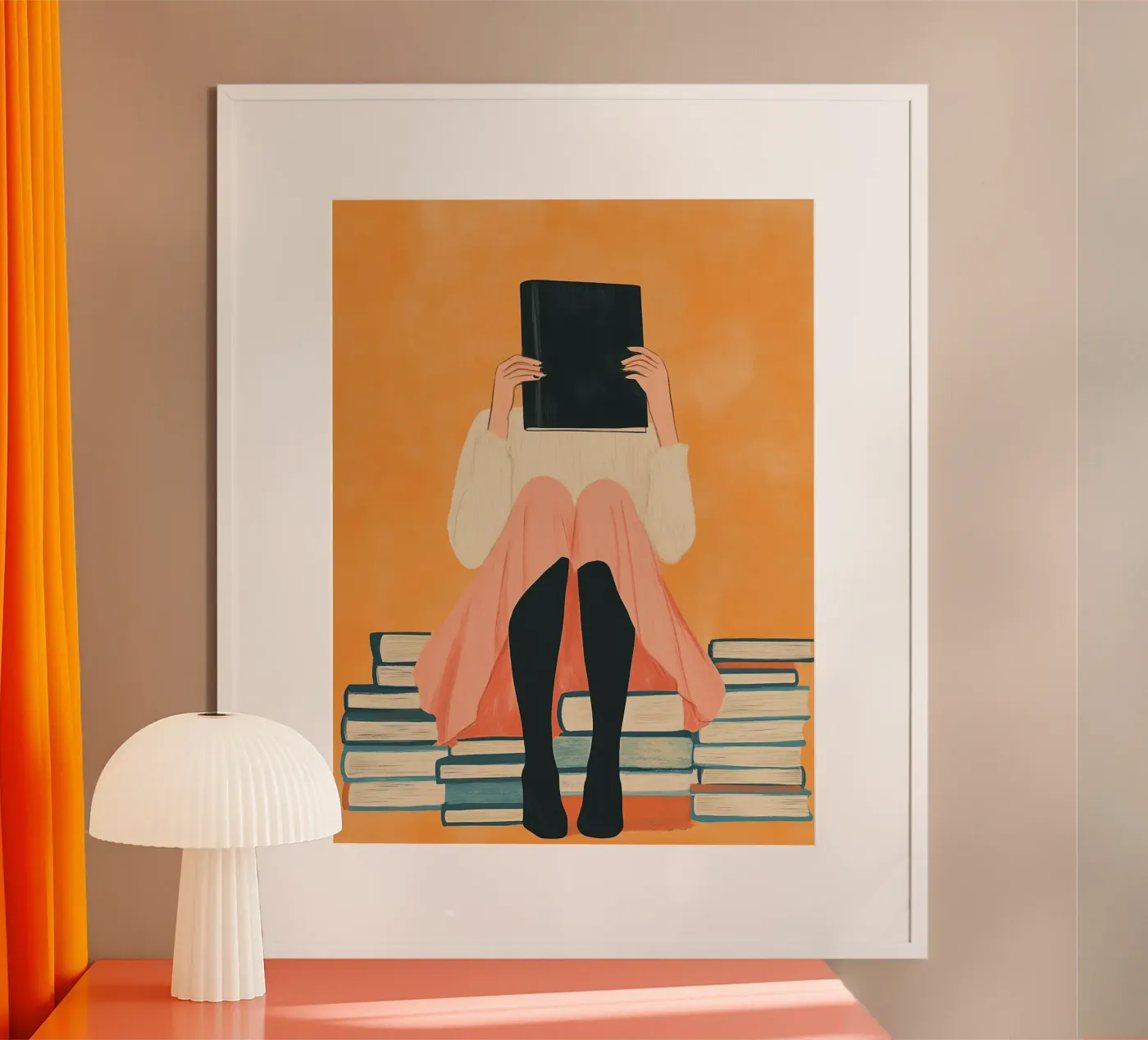 Hidden Book Reader poster da Freya